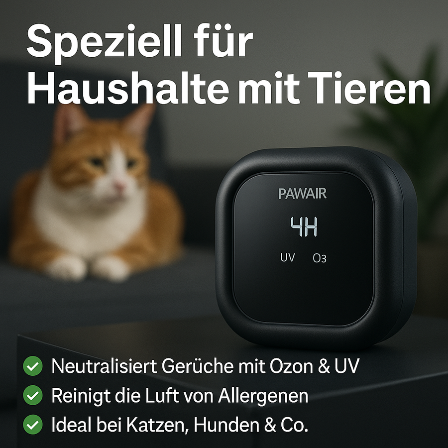 <h3>Endlich gesunde Luft für dich & deine Katze</h3>